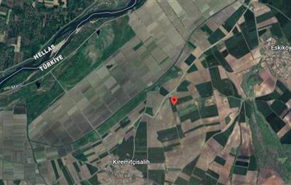 Edirne Uzunköprü Köyü’nde Yunanistana Komşu Tarla