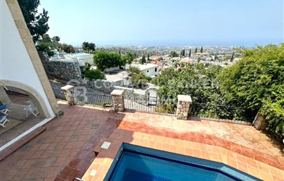 KKTC Girne Bellapais 3+1 Büyüleyici Manzaralı Kiralık Villa