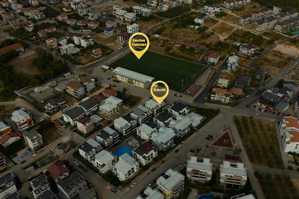 C21 Cius; Umurbey'de Havuzlu Müstakil Girişli Dubleks Daire