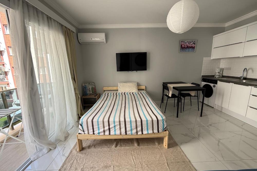 Kıbrıs İskele Long Beach Havuzlu Sitede Kiralık Sıfır Eşyalı Stüdyo Daire