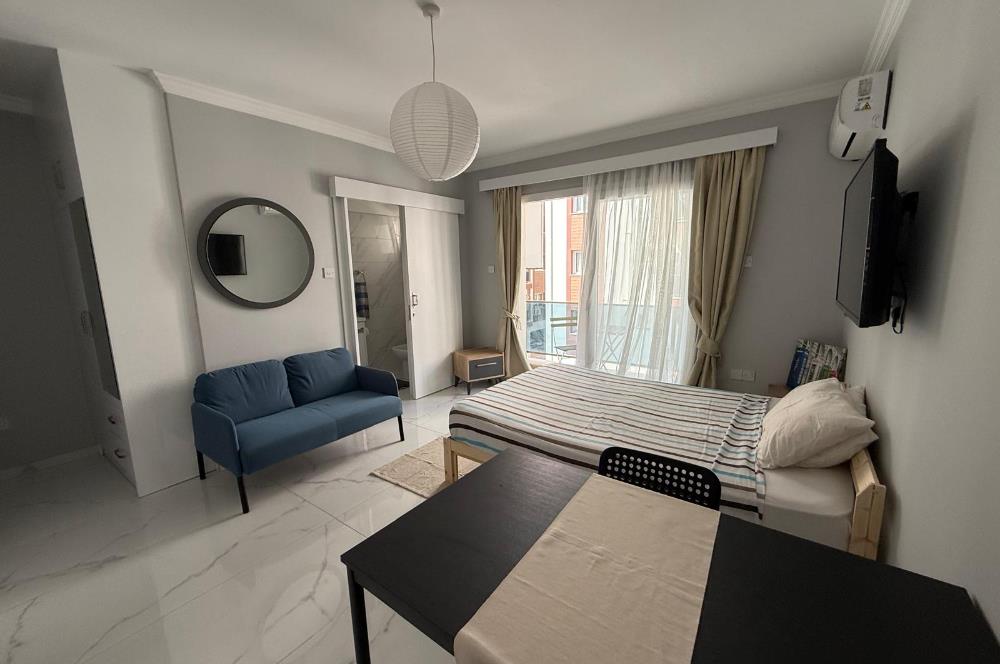 Kıbrıs İskele Long Beach Havuzlu Sitede Kiralık Sıfır Eşyalı Stüdyo Daire