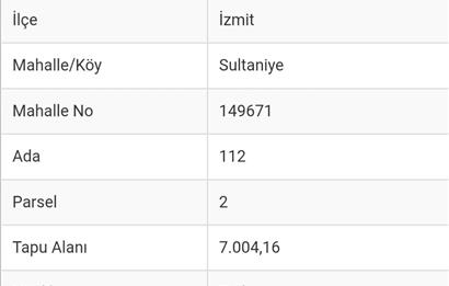 SULTANİYE'DE İMARIN DİBİNDE FIRSAT TARLA