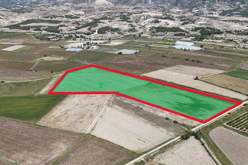 GÖLEMEZLİ MAHALLESİNDE SATILIK 60.000 M2 SERA ARAZİSİ.