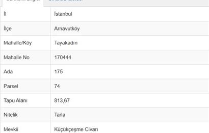 TAYAKADIN / ARNAVUTKÖY – GELECEĞİN YATIRIM BÖLGESİNDE FIRSAT ARSA!