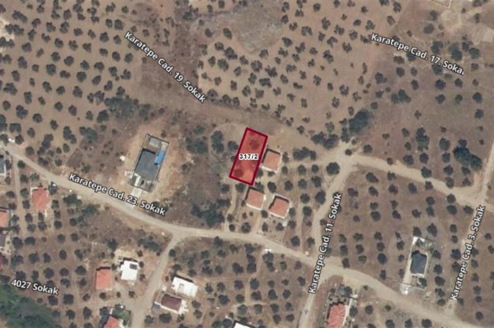 Balıkesir Gömeç Karaağaç'ta 500 m²  imarlı villa arsası satılıktır.
