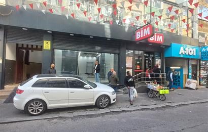 FATİH'DE CADDE ÜZERİ KİRALIK GİRİŞ DÜKKAN VE SHOWROOM 1.KAT
