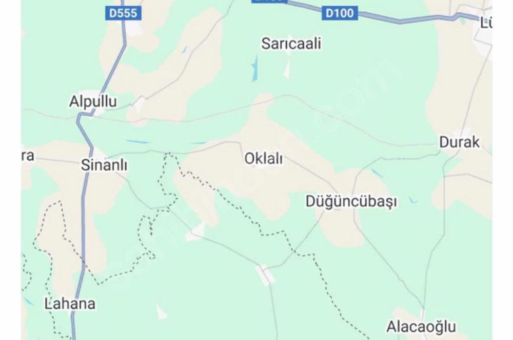 KIRKLARELİ LÜLEBURGAZ OKLALI 5600 M2 RESMİ YOL CEPHELİ SATILIK