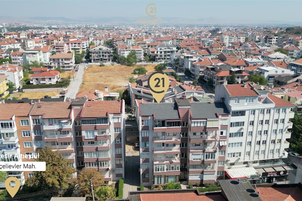 CENTURY 21 BAL'DAN BAHÇELİEVLER MAH.MUHASEBECİLER SİTESİNDE SATILIK 3+1 DAİRE