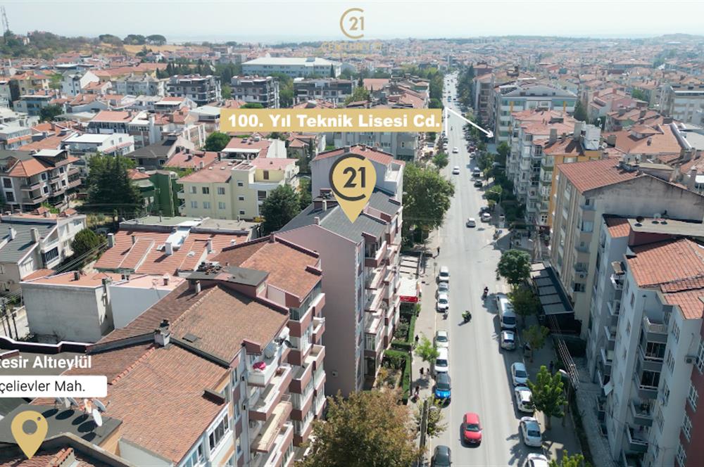 CENTURY 21 BAL'DAN BAHÇELİEVLER MAH.MUHASEBECİLER SİTESİNDE SATILIK 3+1 DAİRE