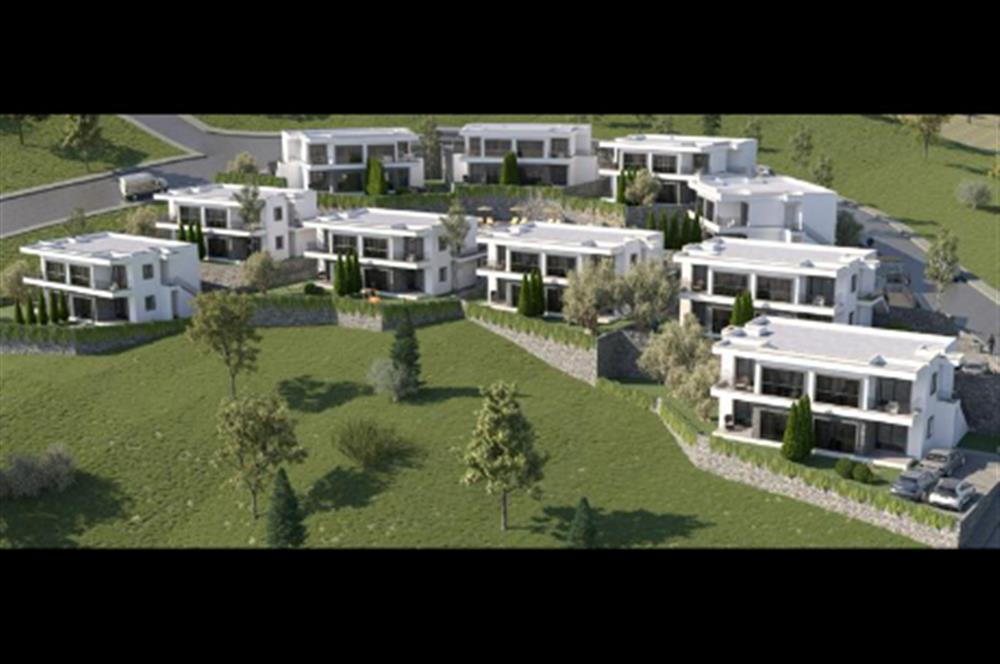 BODRUM TURGUTREİSTE MANZARALI HAVUZLU PROJEDEN SATILIK DAİRELER