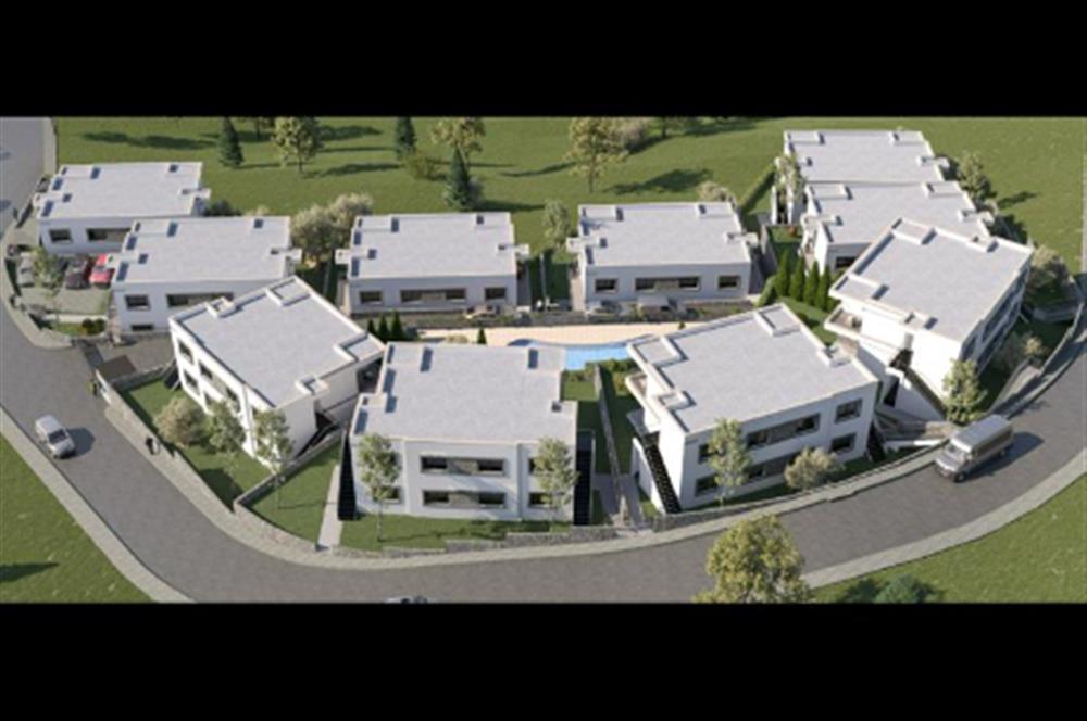 BODRUM TURGUTREİSTE MANZARALI HAVUZLU PROJEDEN SATILIK DAİRELER