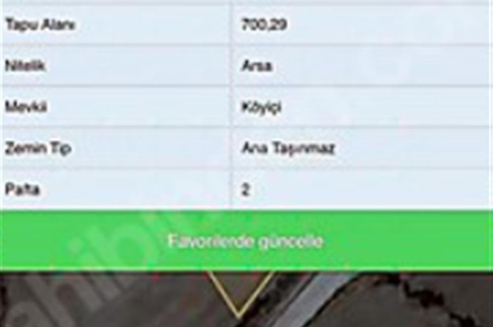 ÇAMKÖY'DE KÖY İÇİ 782 M2 İMARLI ARSA