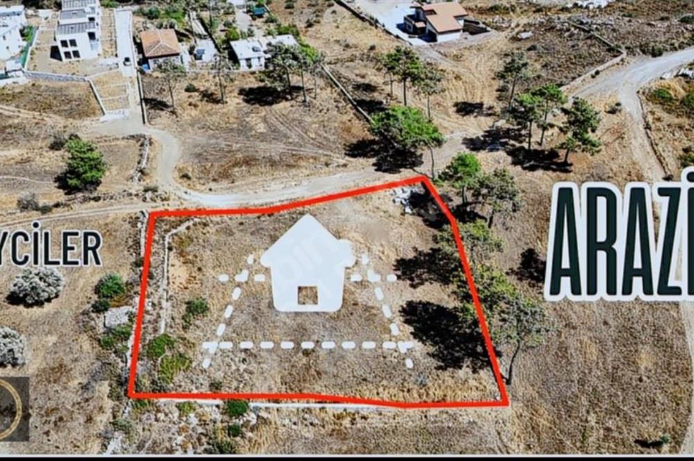 Muğla Milas Beyciler'de 4 Villalık Satılık Arsa (Ruhsatı Hazır)
