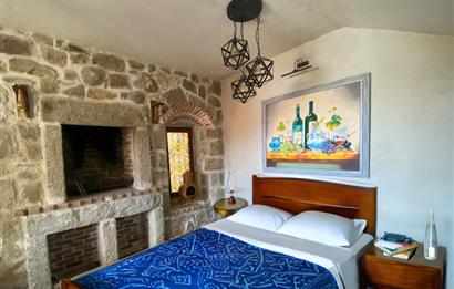 Bodrum Yalıkavak Geriş Deniz Manzaralı Satılık Orjinal Taş Villa