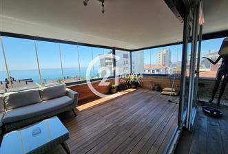 CADDEBOSTAN SAHİLDE DENİZ MANZARALI TERASLI 230 m2 DUBLEX