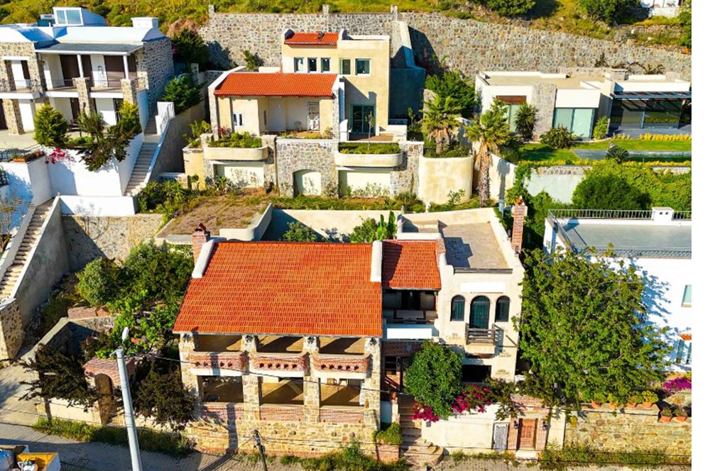 Bodrum Yalıkavak Geriş Deniz Manzaralı Satılık Orjinal Taş Villa