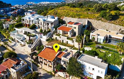 Bodrum Yalıkavak Geriş Deniz Manzaralı Satılık Orjinal Taş Villa