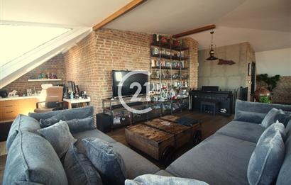 CADDEBOSTAN SAHİLDE DENİZ MANZARALI TERASLI 230 m2 DUBLEX