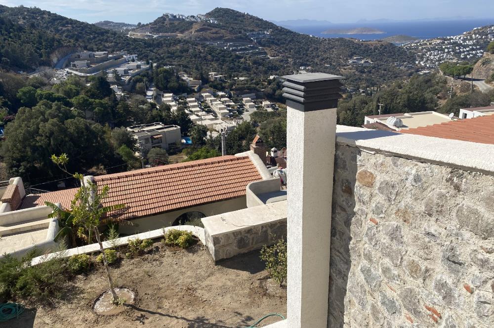 Bodrum Yalıkavak Geriş Deniz Manzaralı Satılık Müstakil Villa