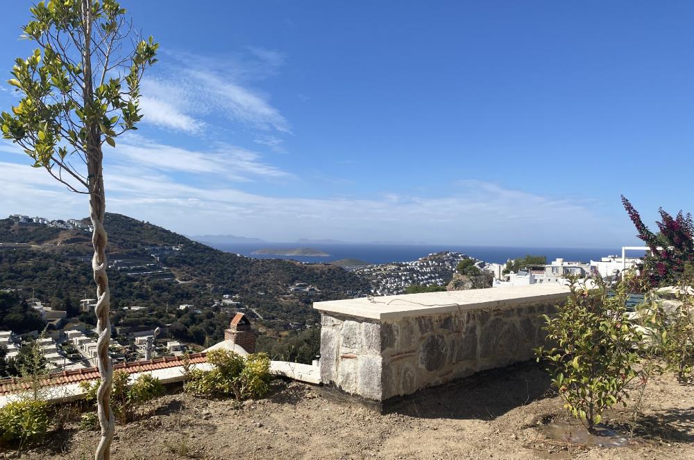 Bodrum Yalıkavak Geriş Deniz Manzaralı Satılık Müstakil Villa