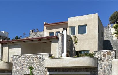 Bodrum Yalıkavak Geriş Deniz Manzaralı Satılık Müstakil Villa
