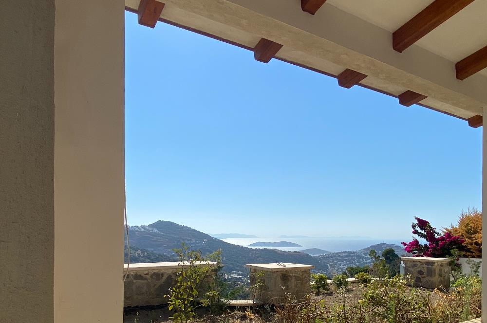 Bodrum Yalıkavak Geriş Deniz Manzaralı Satılık Müstakil Villa