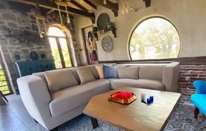 Bodrum Yalıkavak Geriş Deniz Manzaralı Satılık Orjinal Taş Villa