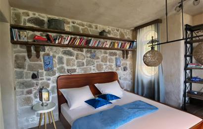 Bodrum Yalıkavak Geriş Deniz Manzaralı Satılık Orjinal Taş Villa