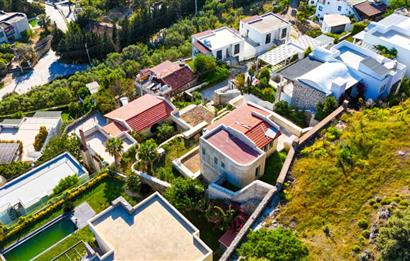Bodrum Yalıkavak Geriş Deniz Manzaralı Satılık Müstakil Villa