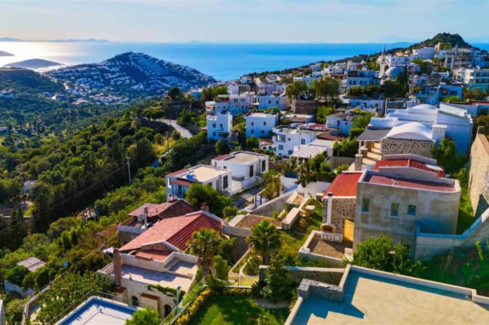 Bodrum Yalıkavak Geriş Deniz Manzaralı Satılık Müstakil Villa