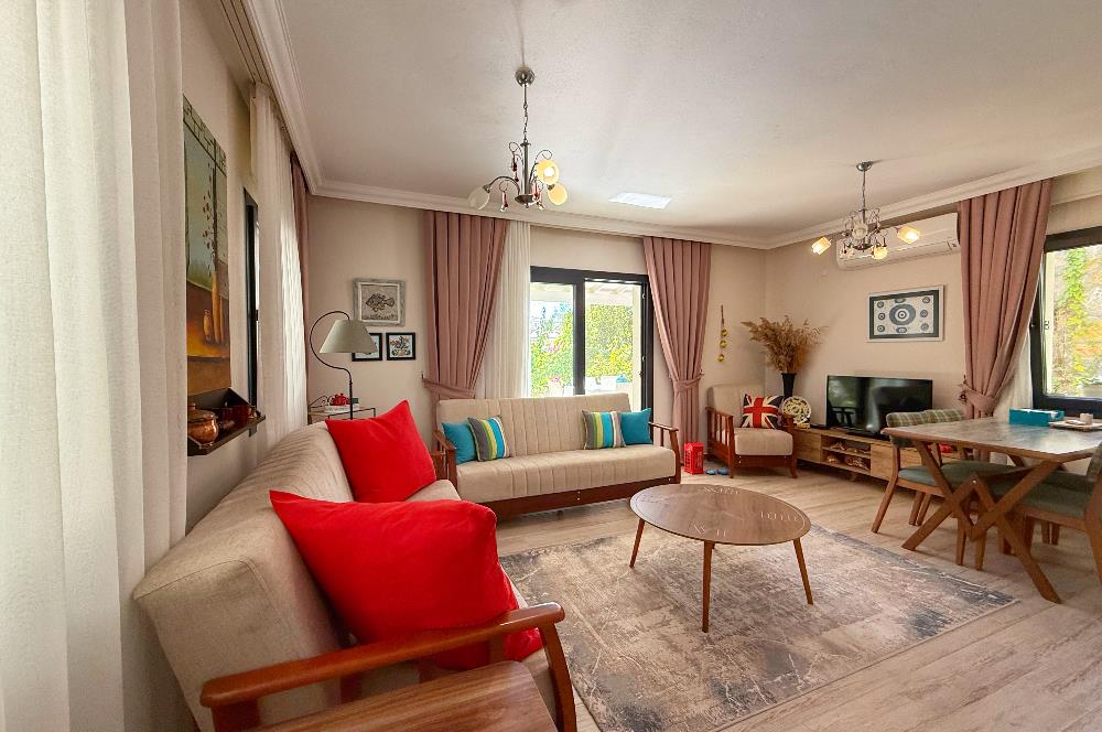 Datça Burgaz Yolu | Satılık 3+1 Geniş Bahçeli Daire