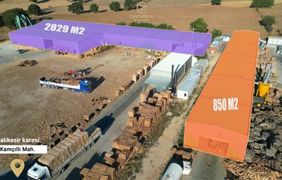 C21 BAL'DAN 21.734 M2 ARSA// 4025 m2 KAPALI ALANI OLAN SATILIK FABRİKA