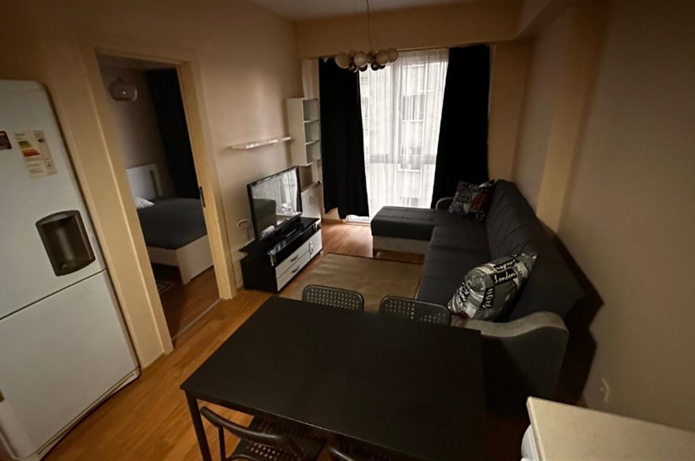 Full Donanımlı, Güvenlikli Sitede 1+1 Eşyalı  Kiralık Daire – New Residence