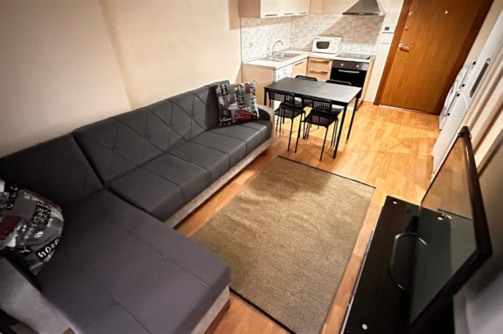 Full Donanımlı, Güvenlikli Sitede 1+1 Eşyalı  Kiralık Daire – New Residence