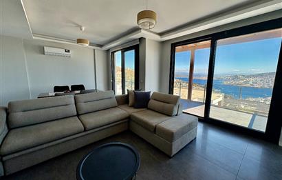 Panoramik Deniz Manzaralı Eşyalı 3 Odalı Daire