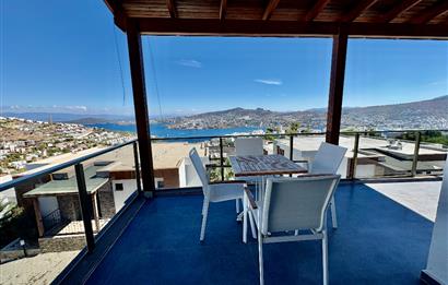 Panoramik Deniz Manzaralı Eşyalı 3 Odalı Daire