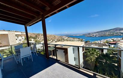 Panoramik Deniz Manzaralı Eşyalı 3 Odalı Daire