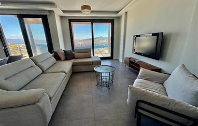 Panoramik Deniz Manzaralı Eşyalı 3 Odalı Daire