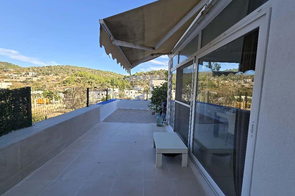 Bodrum Yalıçiftlik’te Site İçinde Eşyalı Bahçe Katı Kiralık Daire
