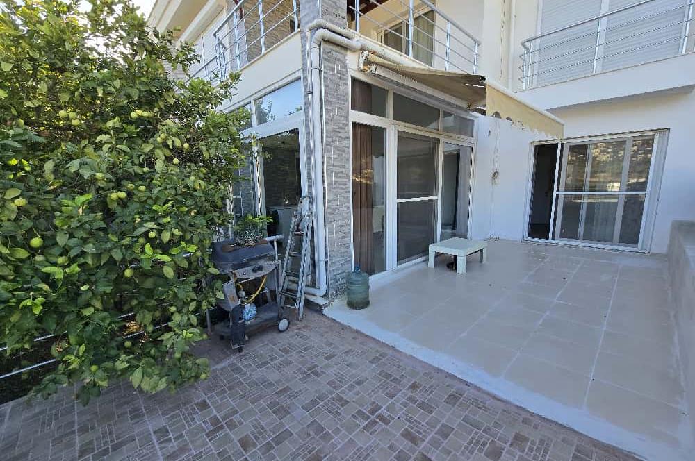 Bodrum Yalıçiftlik’te Site İçinde Eşyalı Bahçe Katı Kiralık Daire