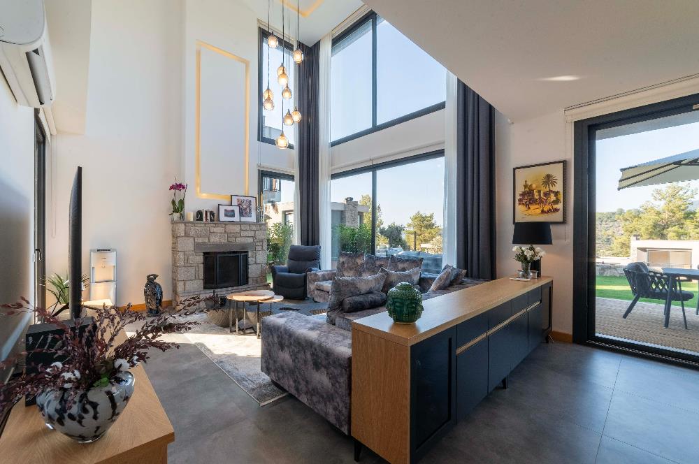 Bodrum Torba'da 695 m2 Arazi İçinde 134 m2 brüt Satılık Villa