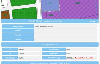 CENTURY21 PROJECT'DEN UZUNÇİFTLİK MAH.DE SATILIK SANAYİİ ARSASI