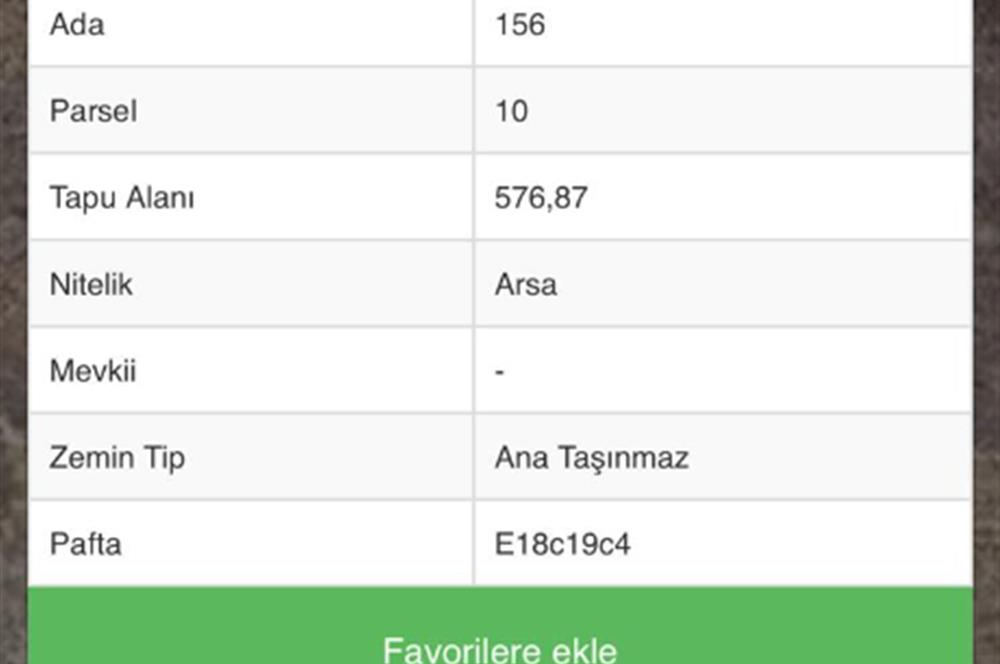 C21NEXAR'DAN LÜLEBURGAZ CEYLANKÖY 577m2 SATILIK İMARLI ARSA