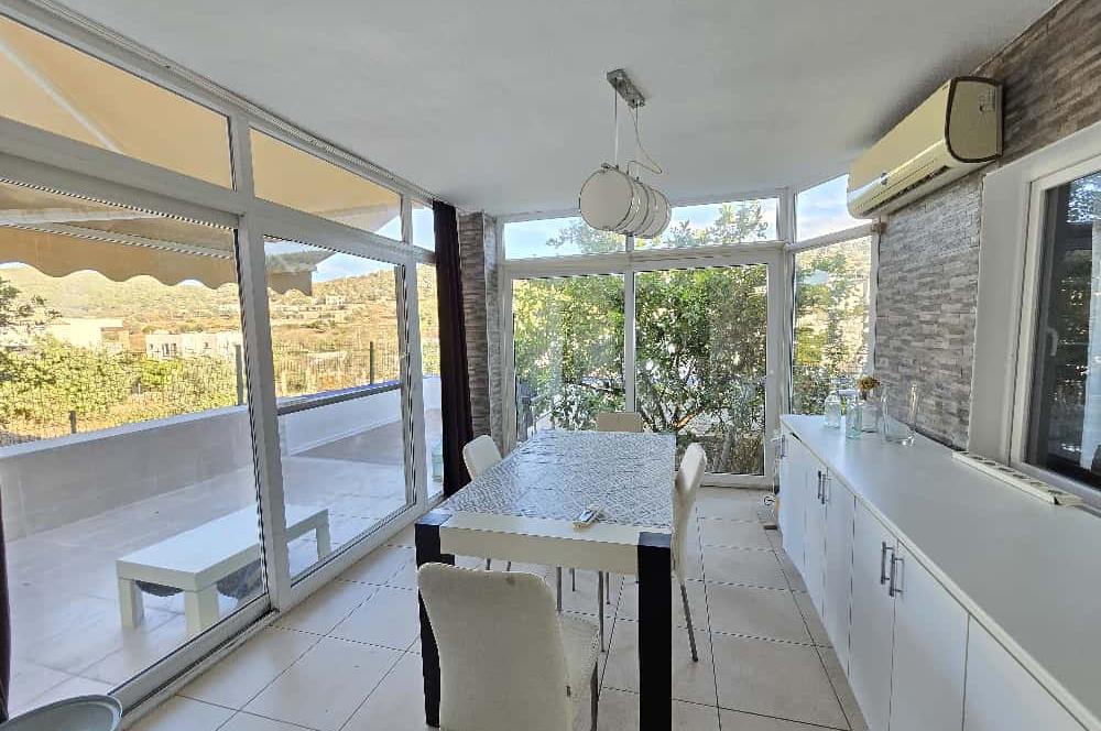 Bodrum Yalıçiftlik’te Site İçinde Eşyalı Bahçe Katı Kiralık Daire