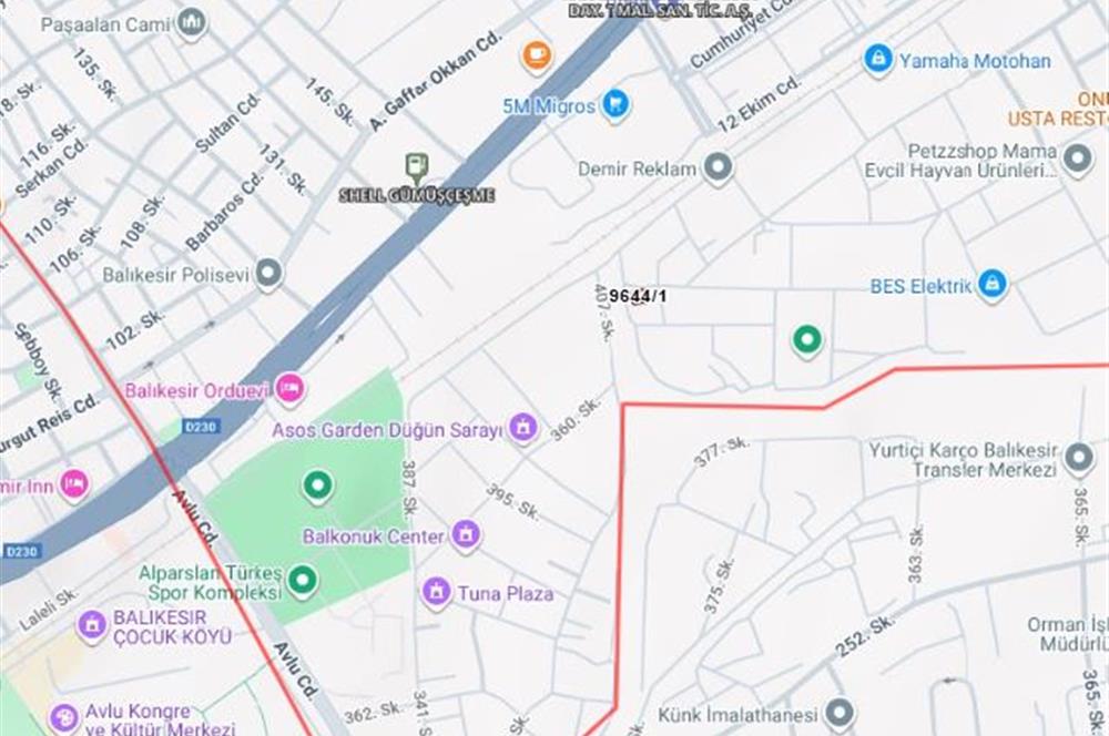 C21 BAL'DAN PAŞAALANI MH 5M MİGROS ARKASI SATILIK TİCARİ ARSA