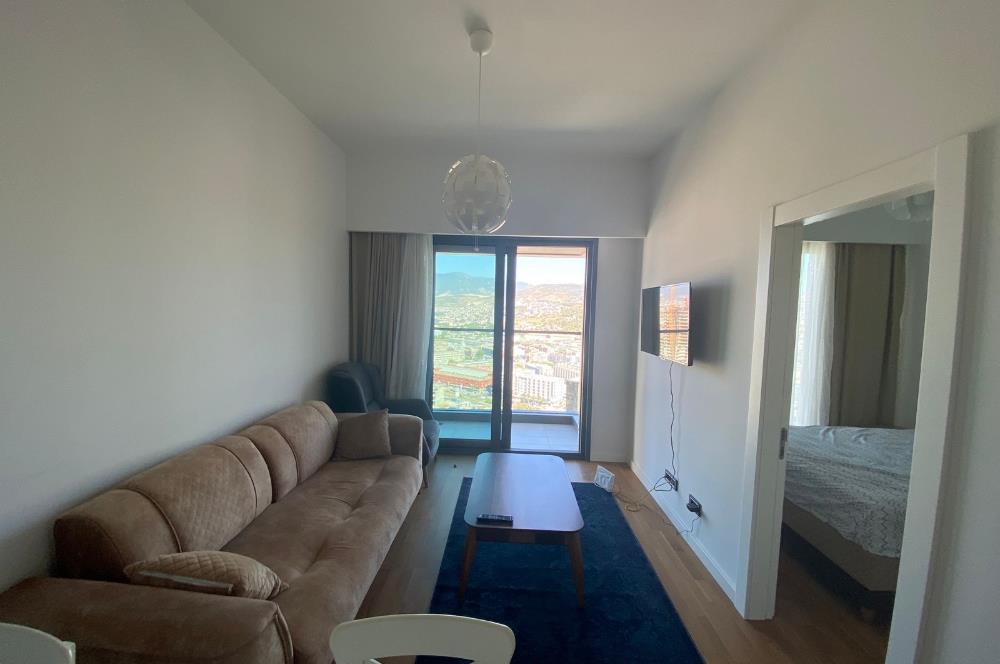 Folkart Vega’da Kiralık Eşyalı 1+1 – 25. Kat