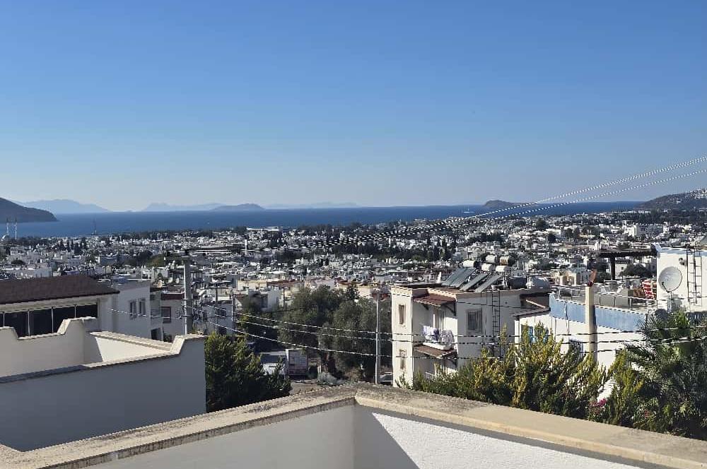 Bodrum Turgutreis'te Tam Müstakil Eşyalı Kiralık Tripleks