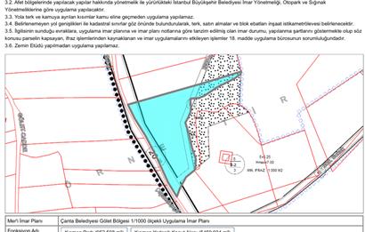 Silivri Çanta Balaban Satılık 545 m2 Arsa