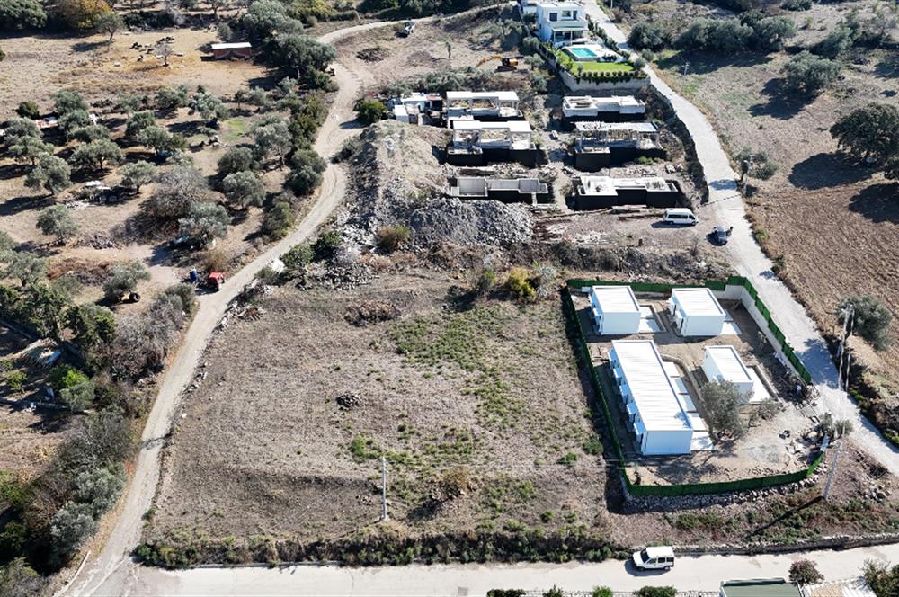 Bodrum Turgutreis Marinaya Yürüme Mesafesinde Deniz ve Şehir Manzaralı Müstakil 1.000m2 İmarlı Arsa