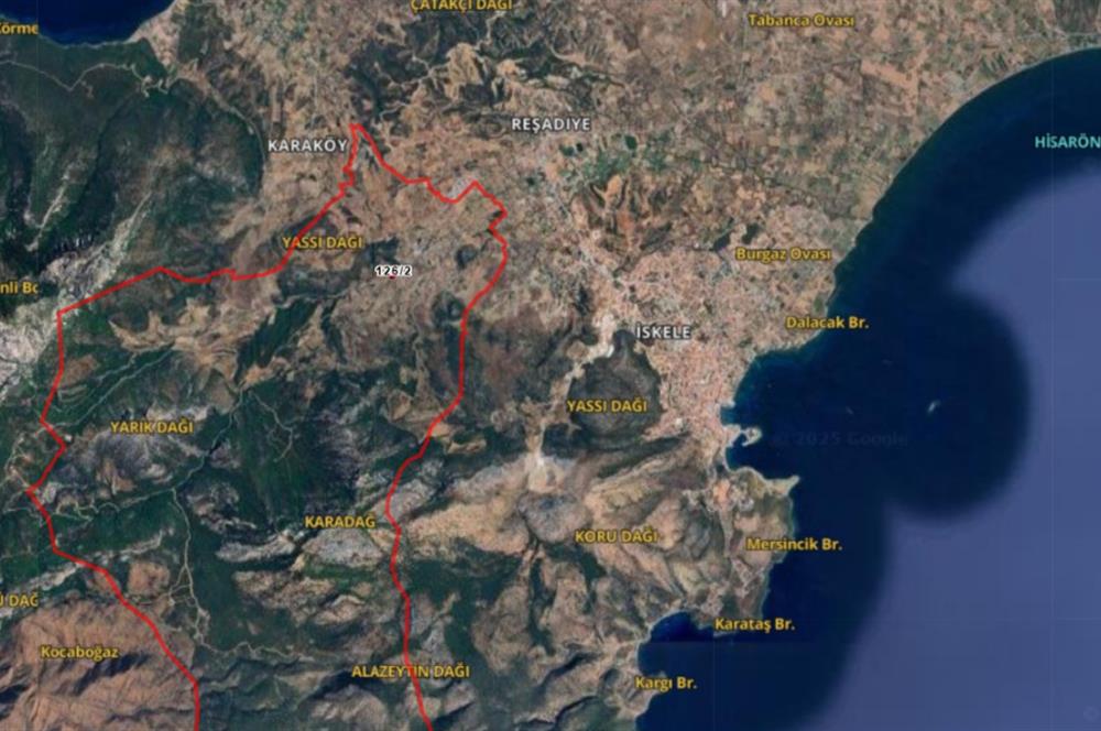 Satılık Arsa Datça Hızırşah Mah. 2.965 m² Knidos Anayolu Cepheli